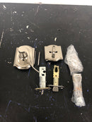 Schlage F94ACC619CAMLH Accent Left Handed One-Sided Dummy Interior Pack with Camelot Trim - Exterior Handleset Sold Separately - Satin Nickel