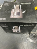 Artika VAN1-RT Essence 4.3 in. 1-Light Chrome LED Modern Indoor Wall Sconce with Bubble Glass for Hallway and Bathroom