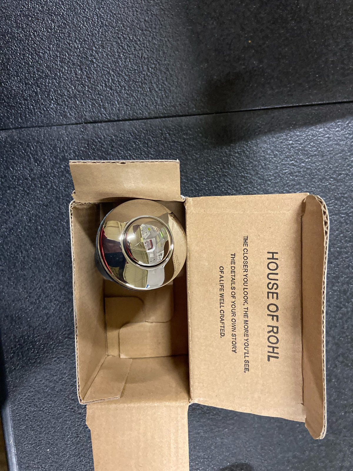 Rohl AS450PN Waste Disposal Control Box with Air Switch Button - Polished Nickel