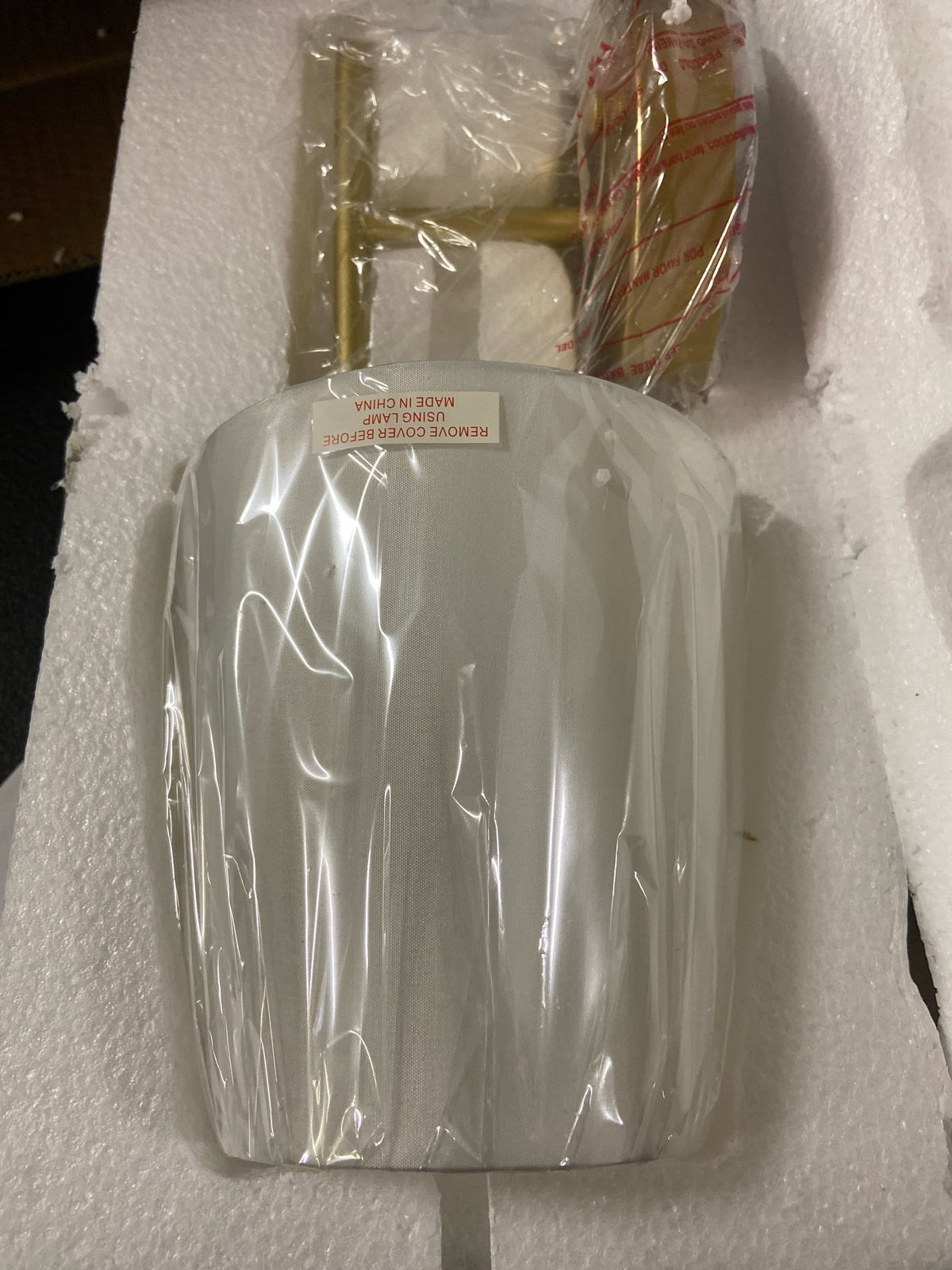 Elegant Lighting LD6185BR Brass Cason Single Light 12" Tall Wall Sconce