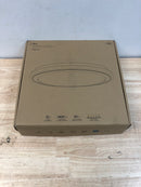 DALS Lighting CFG13-CC-GD Ora 13" Wide Flush Mount Drum Ceiling Fixture - Gold