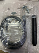 Pfister HSK-70SHWB Modern Round Retrofit Shower with Hand Shower, Slide Bar, Shower Arm, and Hose - Matte Black