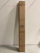 Home decorators collection 10793478535620 White Cordless Faux Wood Blinds for Windows with 2 in. Slats - 42.5 in. W x 36 in. L (Actual Size 42 in. W x 36 in. L)