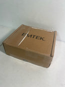 Emtek 5110HLOUS4RH Helios Right Handed Passage Door Lever Set with Square Rose - Satin Brass