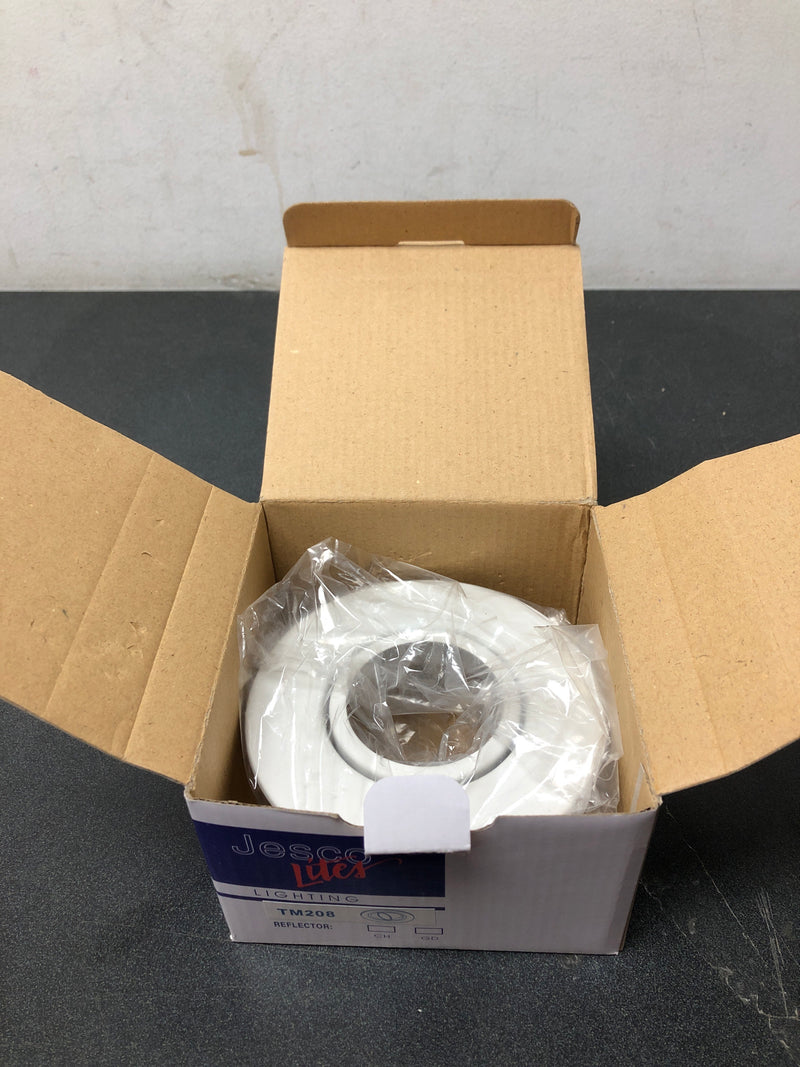 Jesco Lighting TM208WH 4 Inch Recessed Directional Trim - White