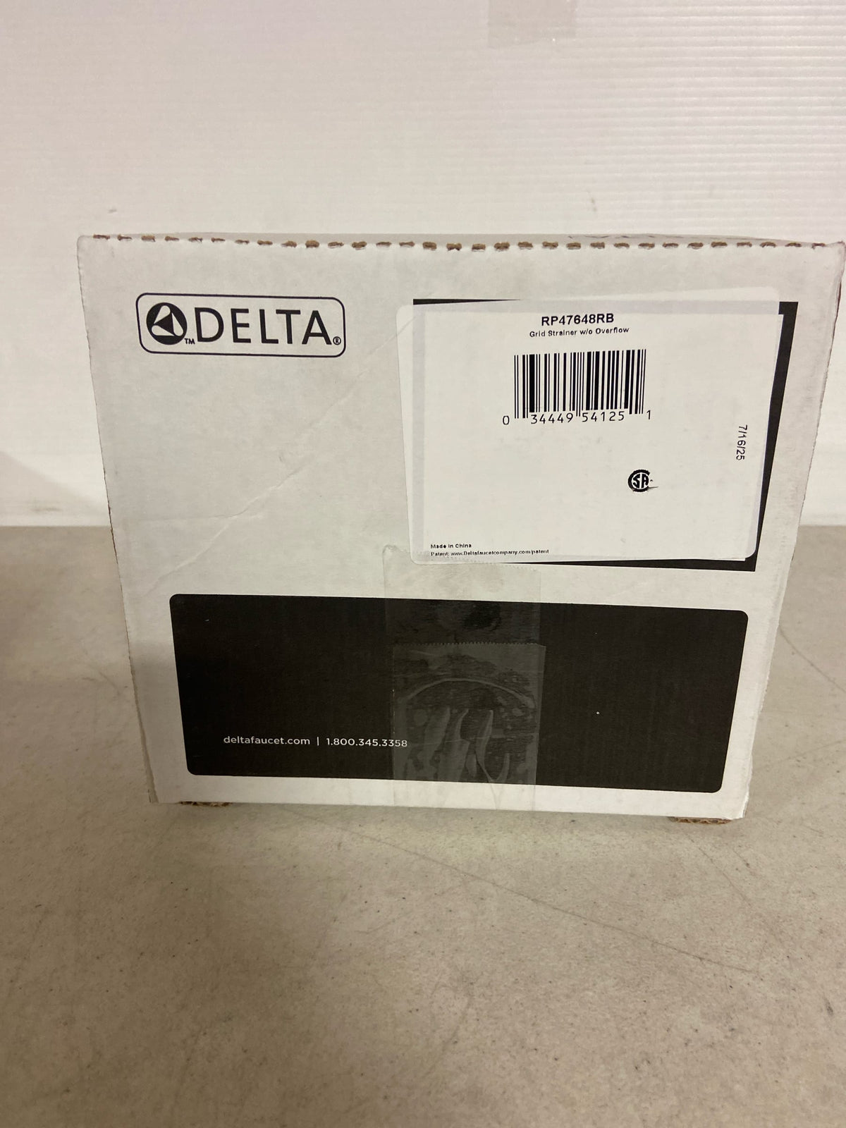 Delta Faucet RP47648RB Leland, Complete Grid Strainer Assembly for Bathroom, Venetian Bronze