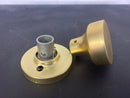 Kwikset 788PSKRDT-4 Pismo Reversible Non-Turning One-Sided Dummy Door Knob - Satin Brass