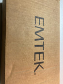 Emtek 15A1SS Brass Modern Door Configuration 5 Keyed Entry Multi Point Narrow Trim Lever Set with European Cylinder Below Handle - Brushed Stainless Steel