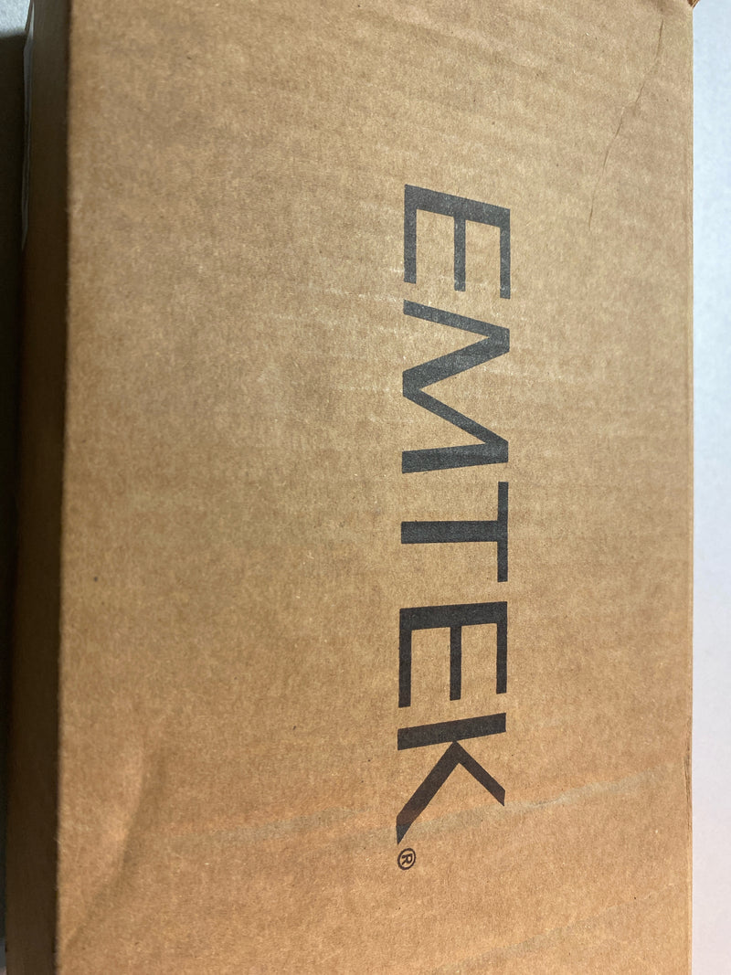 Emtek 15A1SS Brass Modern Door Configuration 5 Keyed Entry Multi Point Narrow Trim Lever Set with European Cylinder Below Handle - Brushed Stainless Steel