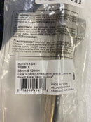 Belwith Keeler B079714-SN Pebble 3-3/4" (96mm) & 5-1/16" (128mm) Dual Center to Center Organic Zen Cabinet Handle / Drawer Pull - Satin Nickel