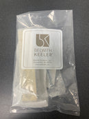 Belwith Keeler B076042-BGB Ingot 3-3/4 Inch (96 mm) Center to Center Solid Rectangle Cabinet Handle / Drawer Pull with Finger Indents - Brushed Golden Brass