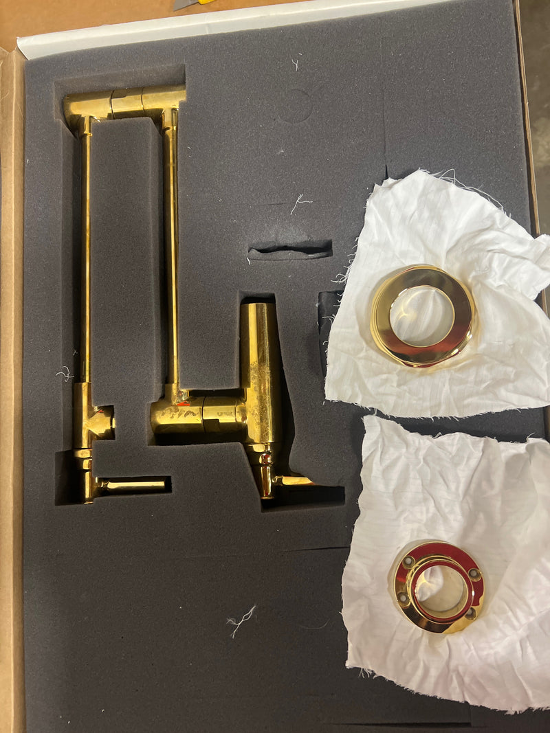 Newport Brass 3190-5503/03N Heaney 4.5 GPM Wall Mounted Single Hole Pot Filler - Uncoated Polished Brass - Living