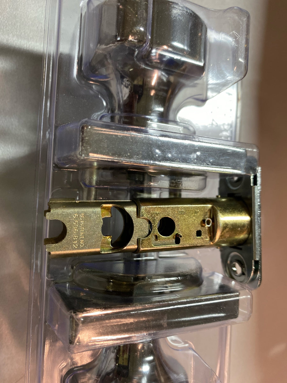 Kwikset 730PSKSQT-26D Pismo Knob with Square Rose Privacy Lock with 6AL Latch and RCS Strike Satin Chrome Finish