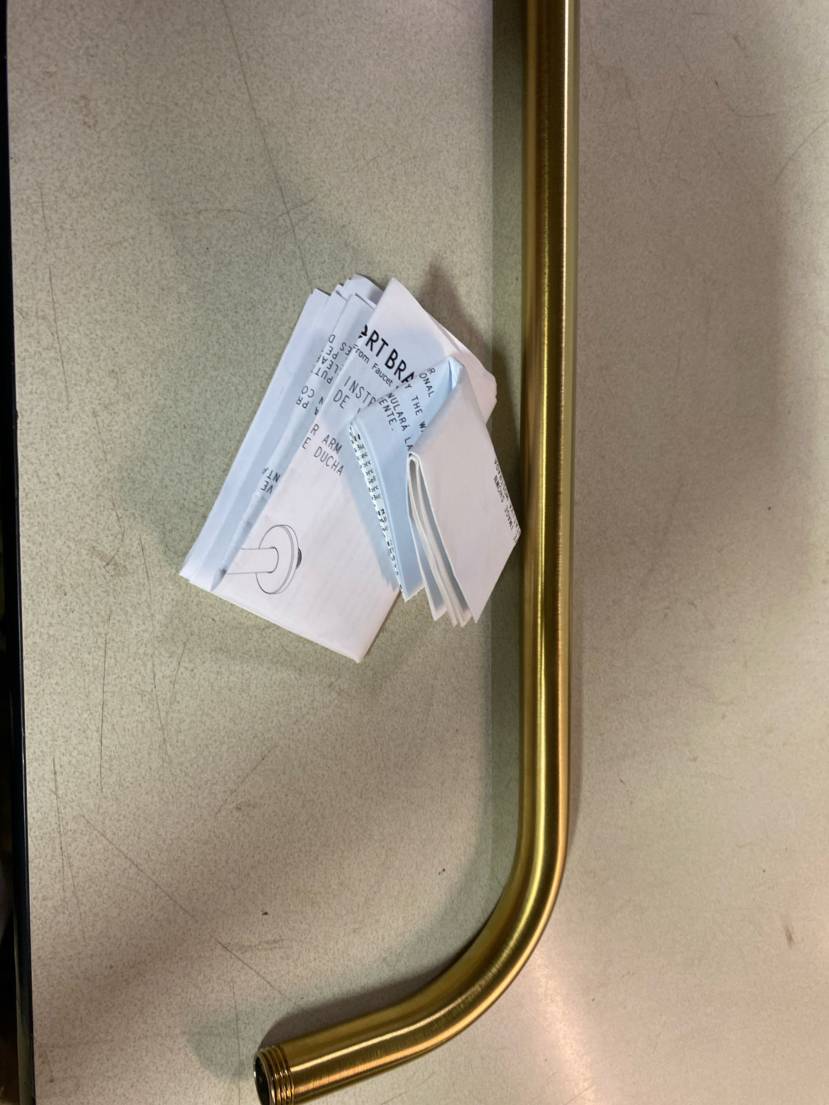 Newport Brass 2021-10 Tub and Shower 18" Wall Mounted Shower Arm - Satin Bronze (PVD)