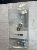 Schaub and Company 5103-BN Pub House 3-1/2" Center to Center Smooth Bar Solid Brass Cabinet Pull Cabinet Handle
 - Brushed Nickel