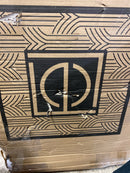 Elegant Lighting MR42436BR Eternity 24" W x 36" H Modern Rectangular Framed Bathroom Wall Mirror - Brass