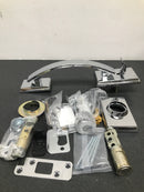 Kwikset 7886236 Tavaris Deadbolt Handle & Lock Set in Polished Chrome