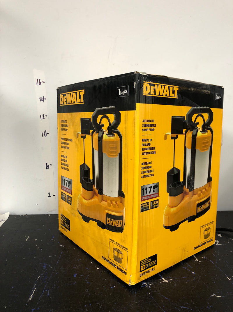 Dewalt DXWP62183 1 hp. Stainless Steel/Cast Iron Submersible Sump Pump