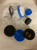 Dearborn P9950MBPS True Blue 1-1/2" Tub Drain Kit - with Overflow - Matte Black