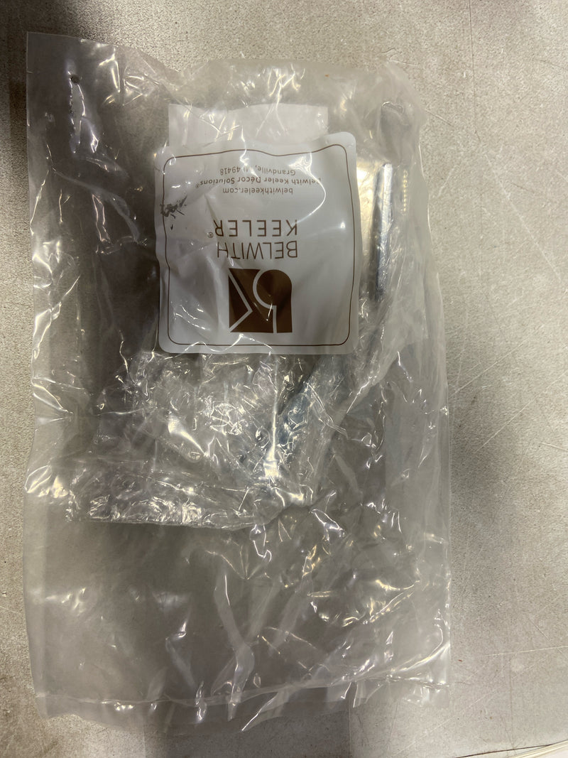 Belwith Keeler B077994CH Coventry 1" Center to Center Contemporary Bathroom Robe Towel Hook - Chrome