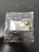 Baldwin 0392056 1-1/4 Inch x 1-1/2 Inch Flush Cabinet Pull - Lifetime Satin Nickel