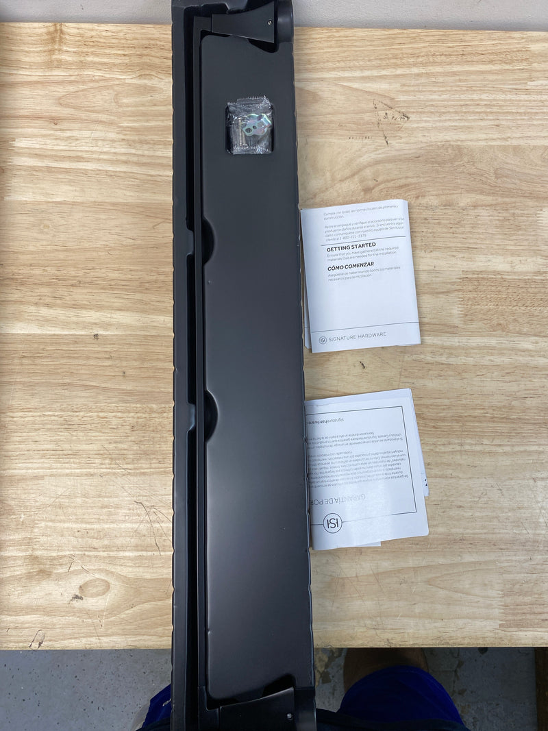 Signature Hardware 477008 Vilamonte 24" Towel Bar - Matte Black