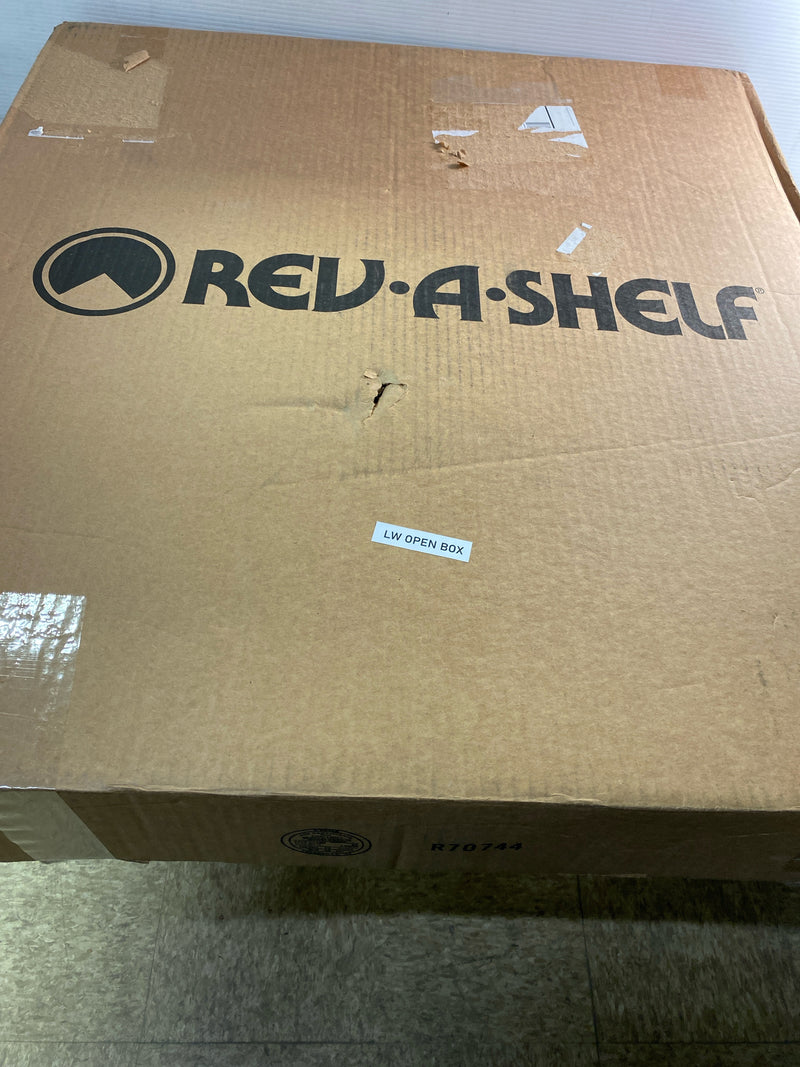 Rev-a-shelf 3072-28-11-52 2-Shelf White 28 in. Lazy Susan Full-Circle Polymer