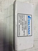 Deltana S35R510B-BT Steel 3 1/2-Inch x 3 1/2-Inch x 5/8-Inch Radius Hinge with Ball Tips