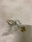 Emtek 86152US4 Globe 1-1/8 Inch Round Cabinet Knob from the Contemporary Collection - Satin Brass