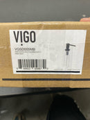 Vigo VGSD005MB Bolton Deck Mounted Soap Dispenser with 10 oz Capacity - Matte Black