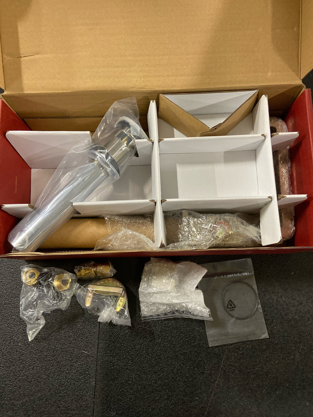 Pfister LG42-VRVD Verve 1.2 GPM Single Hole Bathroom Faucet with Pop-Up Drain Assembly and Push & Seal, UltraSeal, and Pfast Connect Technologies - Less Handle - Polished Nickel