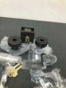 Baldwin ENCONCSR112 Contemporary Single Cylinder Keyed Entry Door Knob with Square Rose - Venetian Bronze