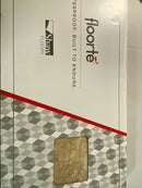 Shaw 1022V-07052 Paragon Tile Plus 12" x 24" Smooth Vinyl Flooring - Sold by Carton - Clay