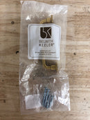 Belwith Keeler B077893BGB Brighton 3-3/4 Inch Center to Center Classic Farmhouse Cabinet Handle / Drawer Pull - Brushed Golden Brass