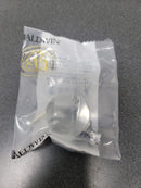 Baldwin 4302260 Crystal 1-3/8 Inch Round Cabinet Knob - Polished Chrome