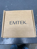 Emtek 5059HECUS15LH Hercules Left Handed Non-Turning Two-Sided Dummy Door Lever Set with Disk Rose from the Brass Modern Collection - Satin Nickel