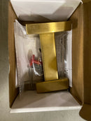 Kohler 23290-2MB Square Robe Hook, Vibrant Brushed Moderne Brass