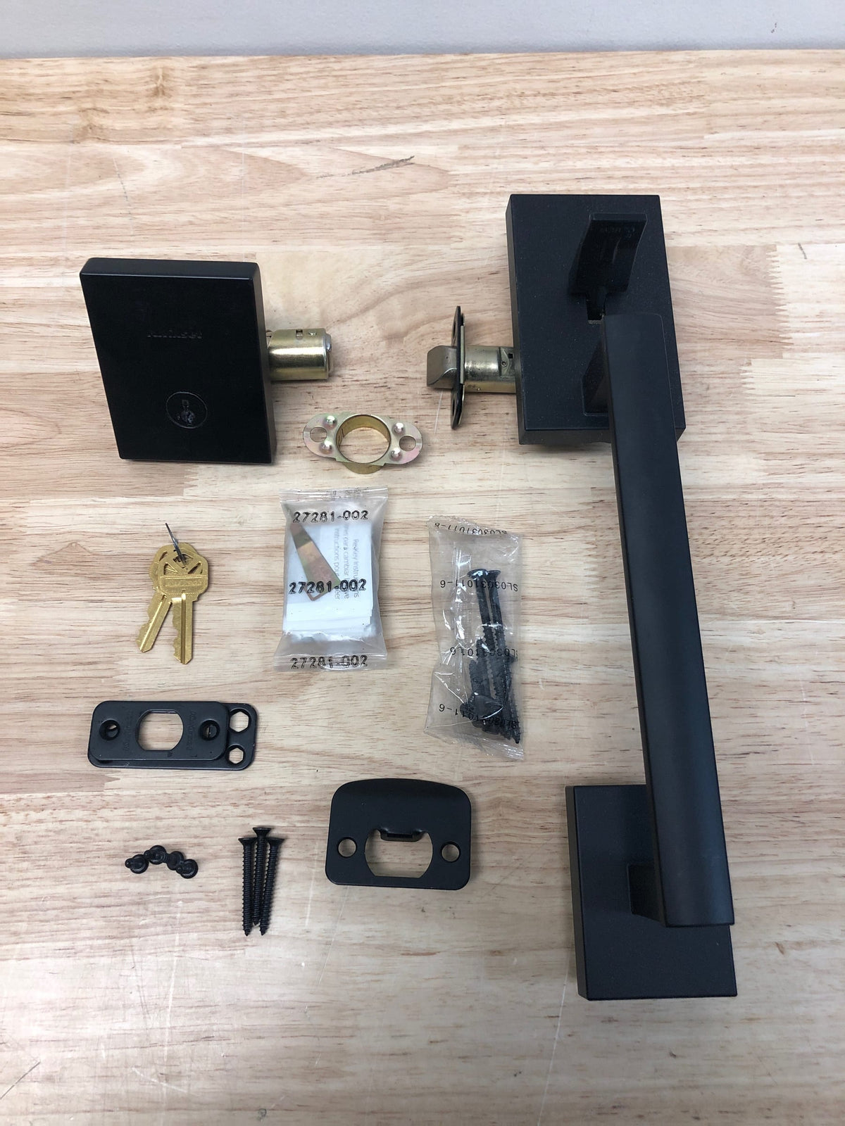 Kwikset San Clemente Single Cylinder Keyed Entry Handleset with SmartKey, Exterior Only