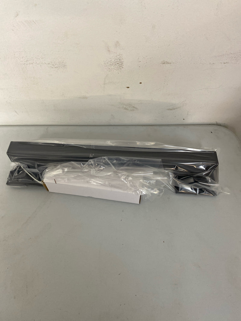 Brizo 69280-BL Modern 12" Grab Bar with Hidden Screws and Square Escutcheons - Matte Black