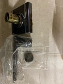 Kwikset 971BRNLSQT-514 Breton Single Cylinder Interior Pack with Square Rose for 818 Low Profile Handlesets - Matte Black