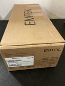 Emtek EMP23237HECRHUS4 Empowered 2 Hercules Smooth Right Handed Sectional Touchpad/Fingerprint Keyless Entry Handleset with Hercules Interior Lever and Bluetooth/WiFi - Satin Brass