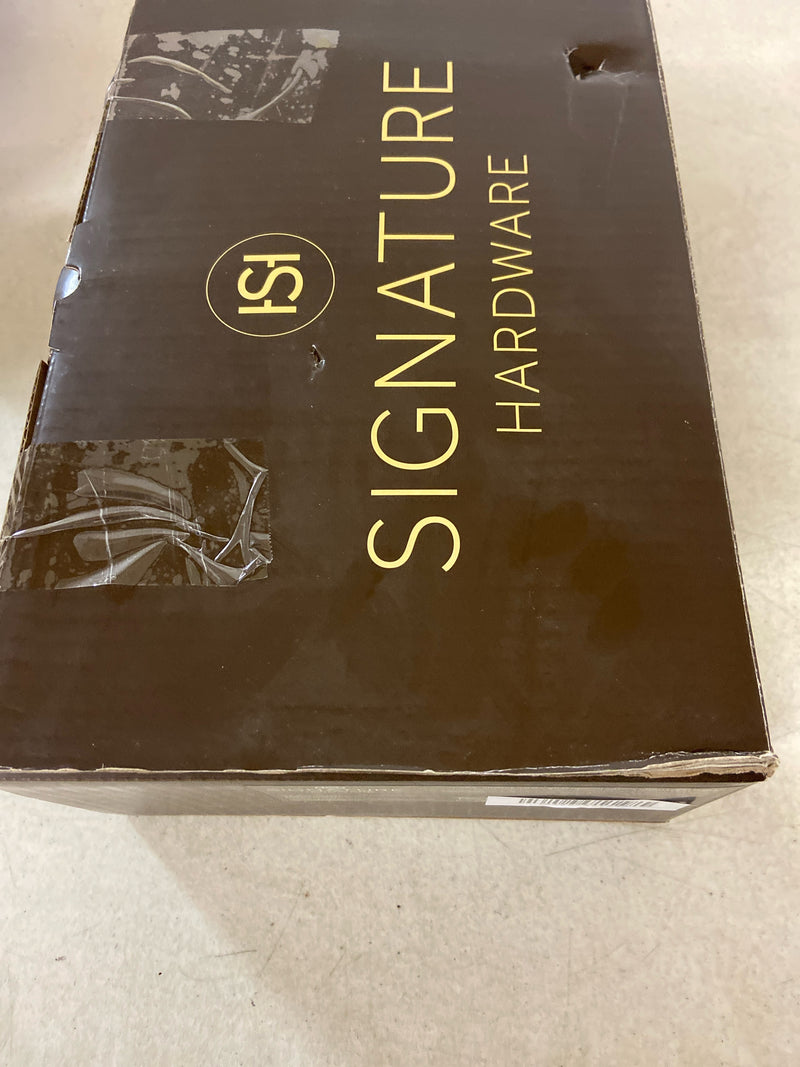 Signature Hardware SHWSCDR107BG Drea 1.2 GPM Single Hole Bathroom Faucet with Pop-Up Drain Assembly - Brushed Gold