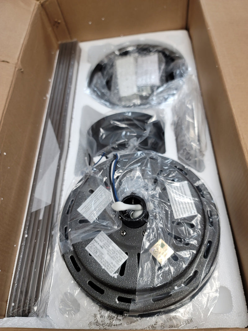 Progress Lighting P2586-7130K Glandon 60" 6 Blade Indoor Ceiling Fan with LED Light Kit and Remote Control - Gilded Iron