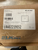 Elkay LRAD2219552 Lustertone 22" Drop In Single Basin Stainless Steel Kitchen Sink - 2 Faucet Holes