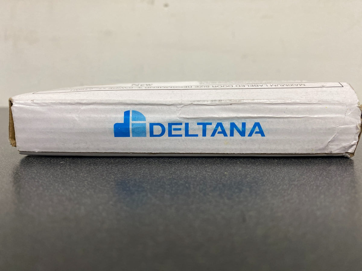 Deltana DSH4R415 4" x 4" Mortise Spring Hinge with 1/4" Radius Corners - Sold Individually - Satin Nickel