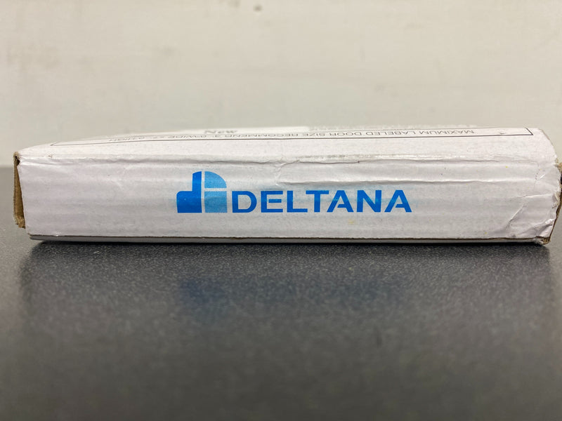 Deltana DSH4R415 4" x 4" Mortise Spring Hinge with 1/4" Radius Corners - Sold Individually - Satin Nickel