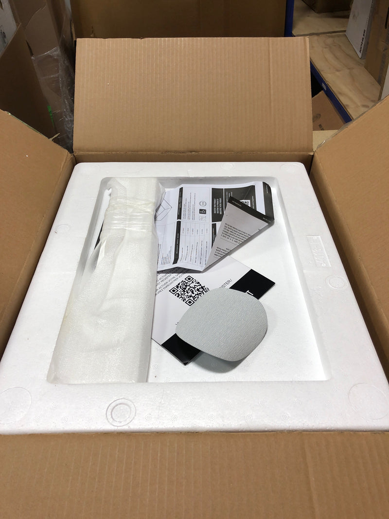 Vigo VG04025 Starr 17-1/8" Rectangular Stone Composite Vessel Bathroom Sink - Matte White