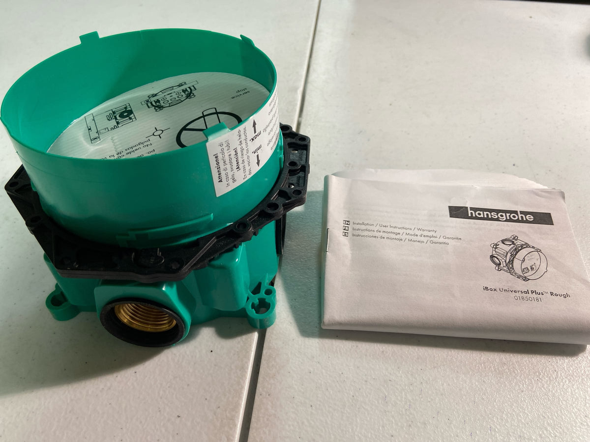 Hansgrohe 3/4 in. iBox Universal Plus Rough with Service Stop