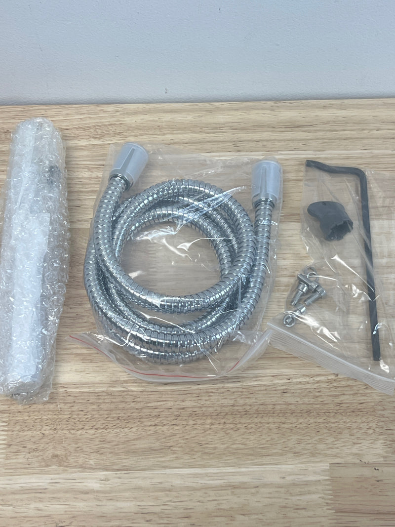 Kohler K-T77984-4-CP Components Floor Mounted Tub Filler with Built-In Diverter - Includes Hand Shower - Polished Chrome
