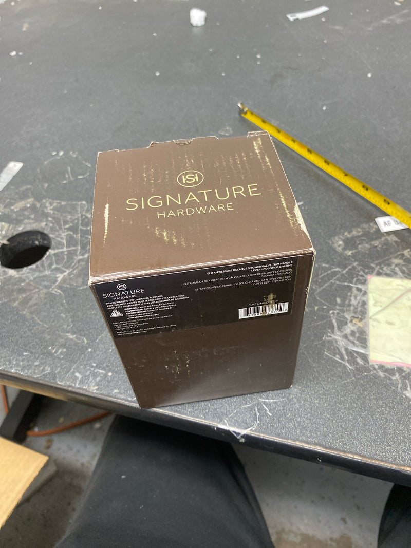 Signature Hardware SHEL441002CP Lever Handle for Elita Pressure Balance Trim - Chrome